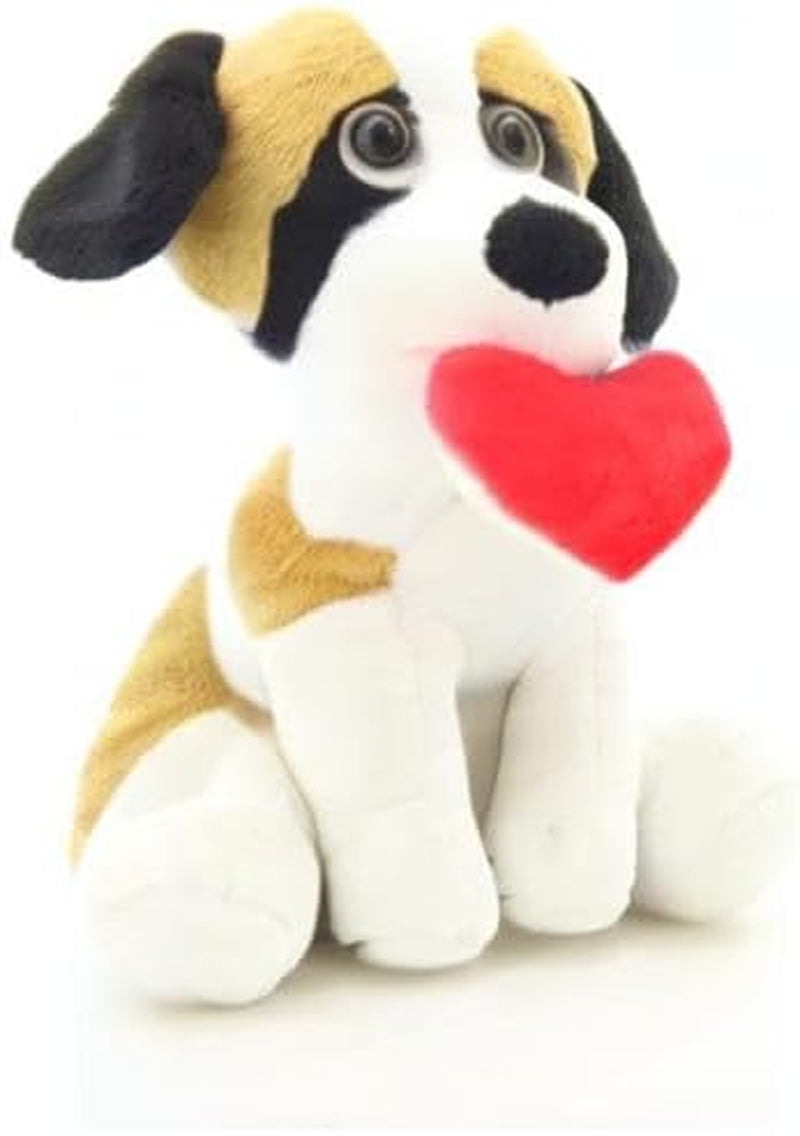 Cute Pawpals Puppy Dog Plush Stuffed Animal Girlfriend Toy Comes with Red Heart for Girls on Valentine'S Day Father'S Day Mother'S Day 10 Inches(Beagle)
