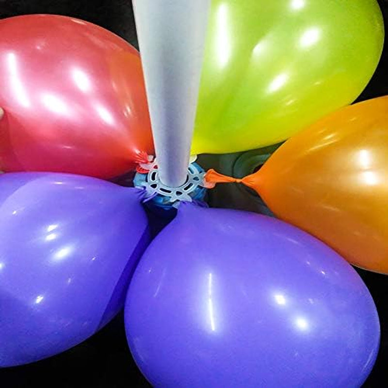 Balloon Clips(120 Pcs), Balloon Connectors for Decor Balloon Arch, Balloon Column Stand and Balloon Flowers