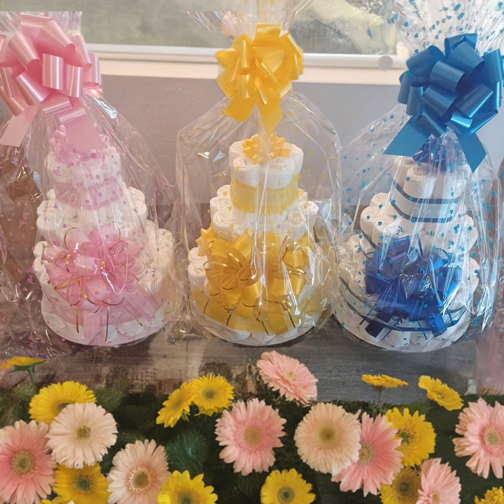Tiny Tot Treasures Diaper Cakes