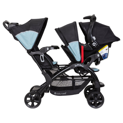 Sit N' Stand Strollers, Solid Print Desert Blue