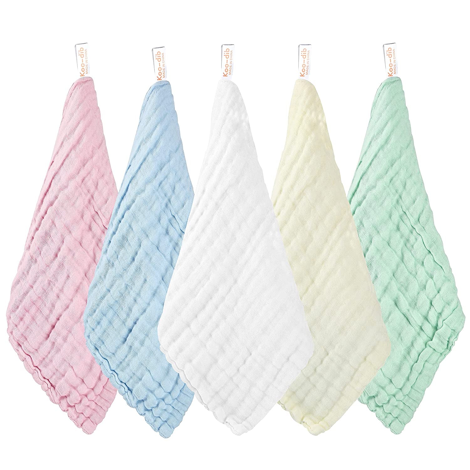 Baby Muslin Washcloths Baby Wipes Soft Newborn Essentials Baby Towels and Washcloths for Face Towel for Sensitive Skin Baby Wash Cloths 10 Pack 10X10 Inches Baby Register Shower Gift