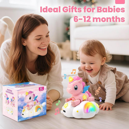 Musical Crawling Baby Toy 6-12 Months+, Sensory Learning Development Toy.