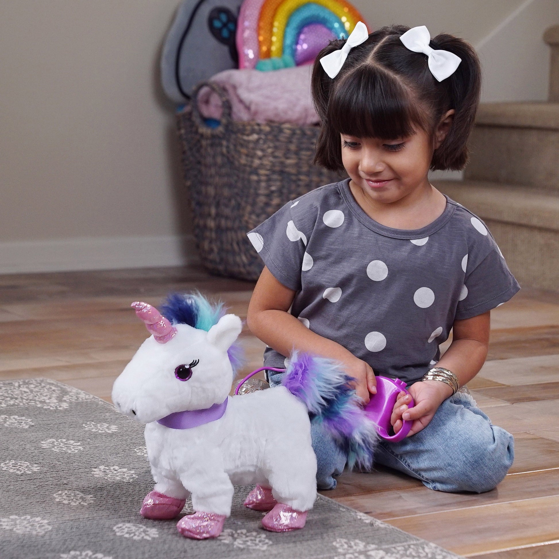 Electronic Walking Pet, Unicorn, Toddler Toys, 9In Tall