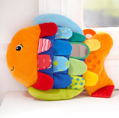 Flip Fish Stuffed Animal, Soft Baby Book.