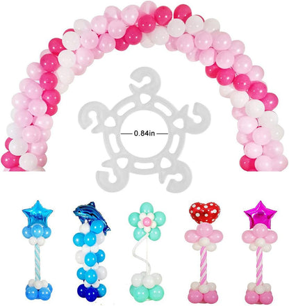 Balloon Clips(120 Pcs),  Balloon Connectors for Decor Balloon Arch, Balloon Column Stand and Balloon Flowers