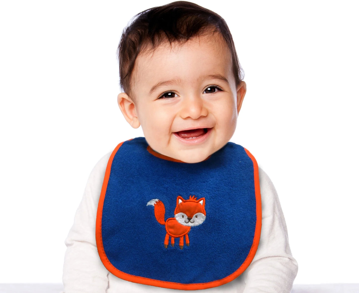 Cotton and Polyester Baby Bib, 10Pk Boys