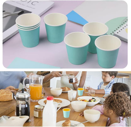 50 Pack 3 Oz Paper Cups, Bathroom Cups Disposable,Moushwash Cups Small Snack Cups for Water, Juice,Candy Ideal for Party Bathroom and Office