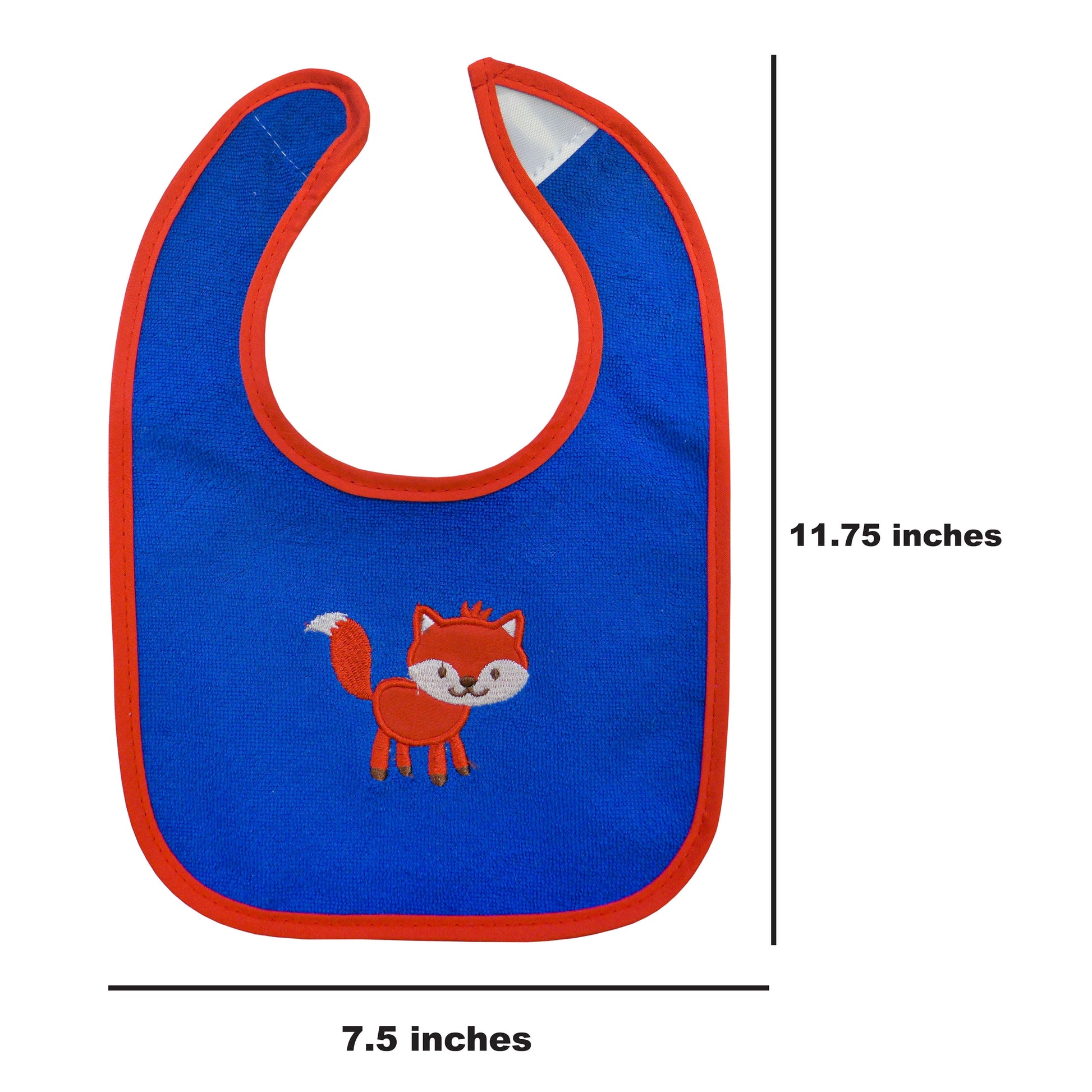 Cotton and Polyester Baby Bib, 10Pk Boys