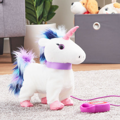 Electronic Walking Pet, Unicorn, Toddler Toys, 9In Tall