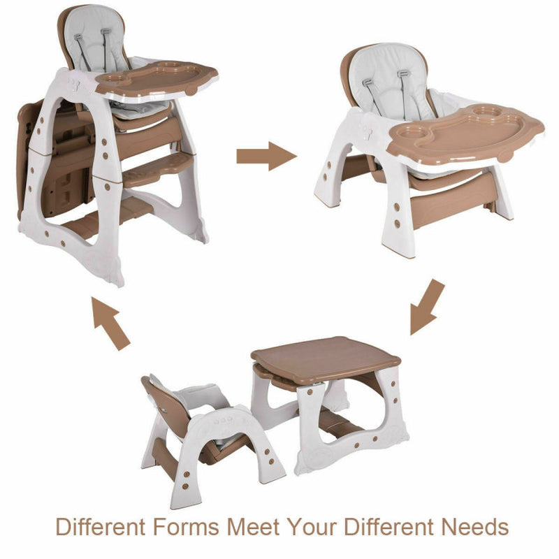 3-In-1 Infant Table and Chair Set Baby High Chair