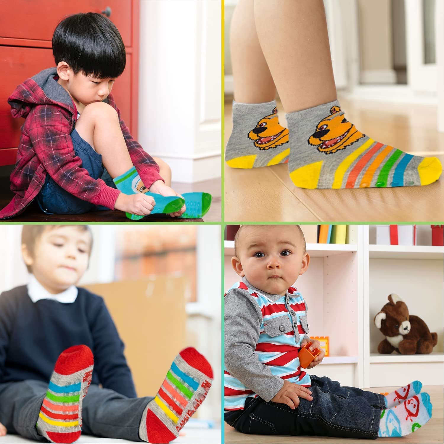 Cocomelon Socks 10 Pack Baby Socks and Toddler Socks 2T-5T Cocomelon Socks for Toddler Boys