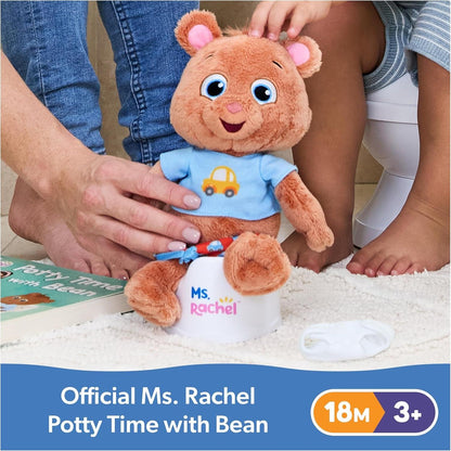Potty Time with Bean - 11” Plush Teddy Bear.