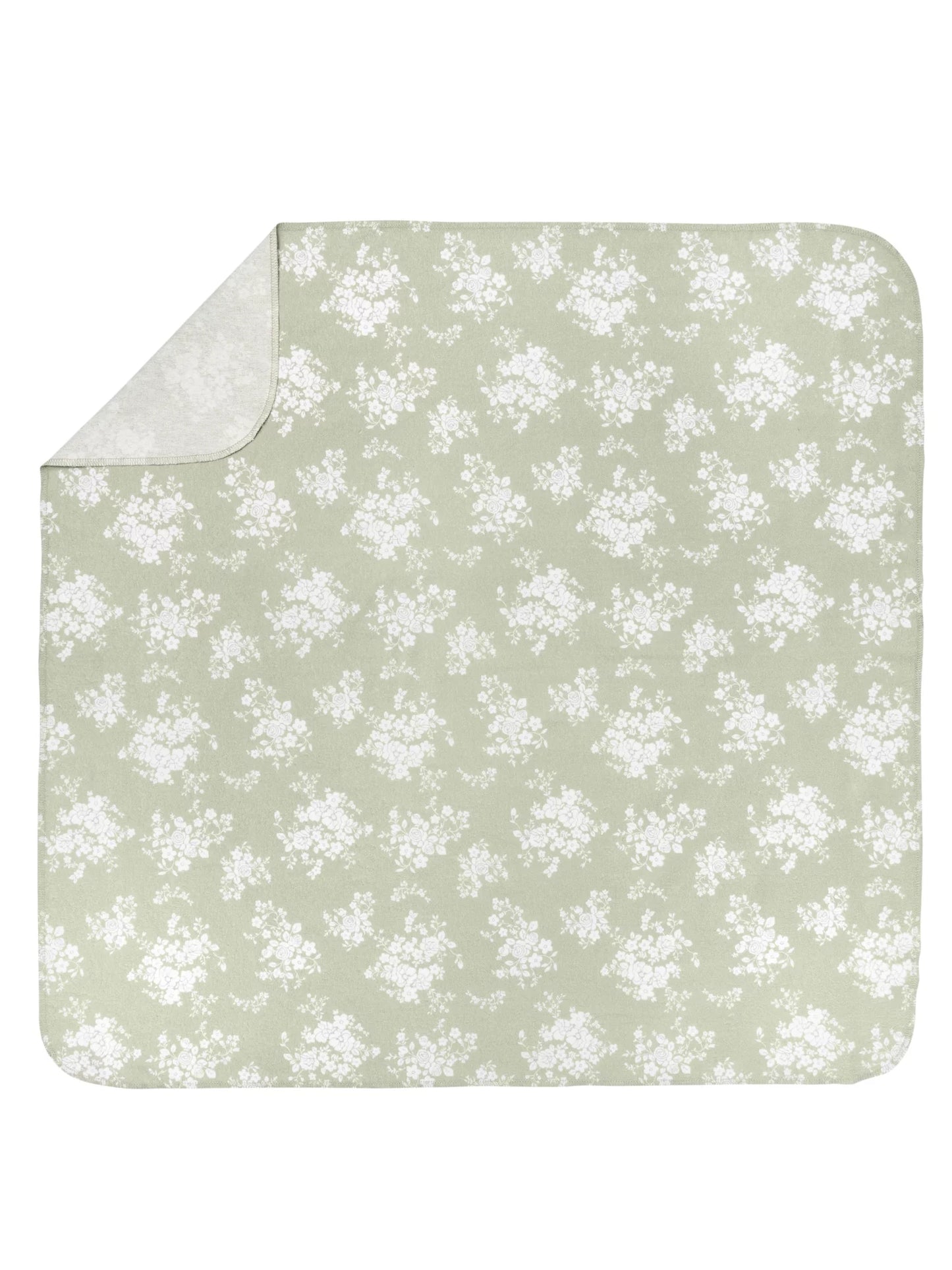 by Gerber Baby & Toddler Girl Flannel Blankets, 5-Pack, Ivory