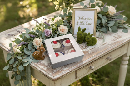 Cherry Top Baby Onesie Cupcake Gift