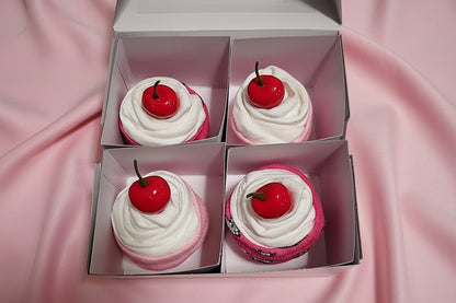Cherry Top Baby Onesie Cupcake Gift