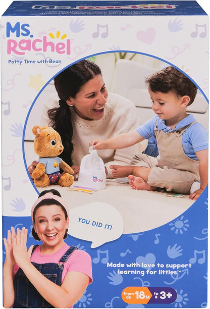 Potty Time with Bean - 11” Plush Teddy Bear.