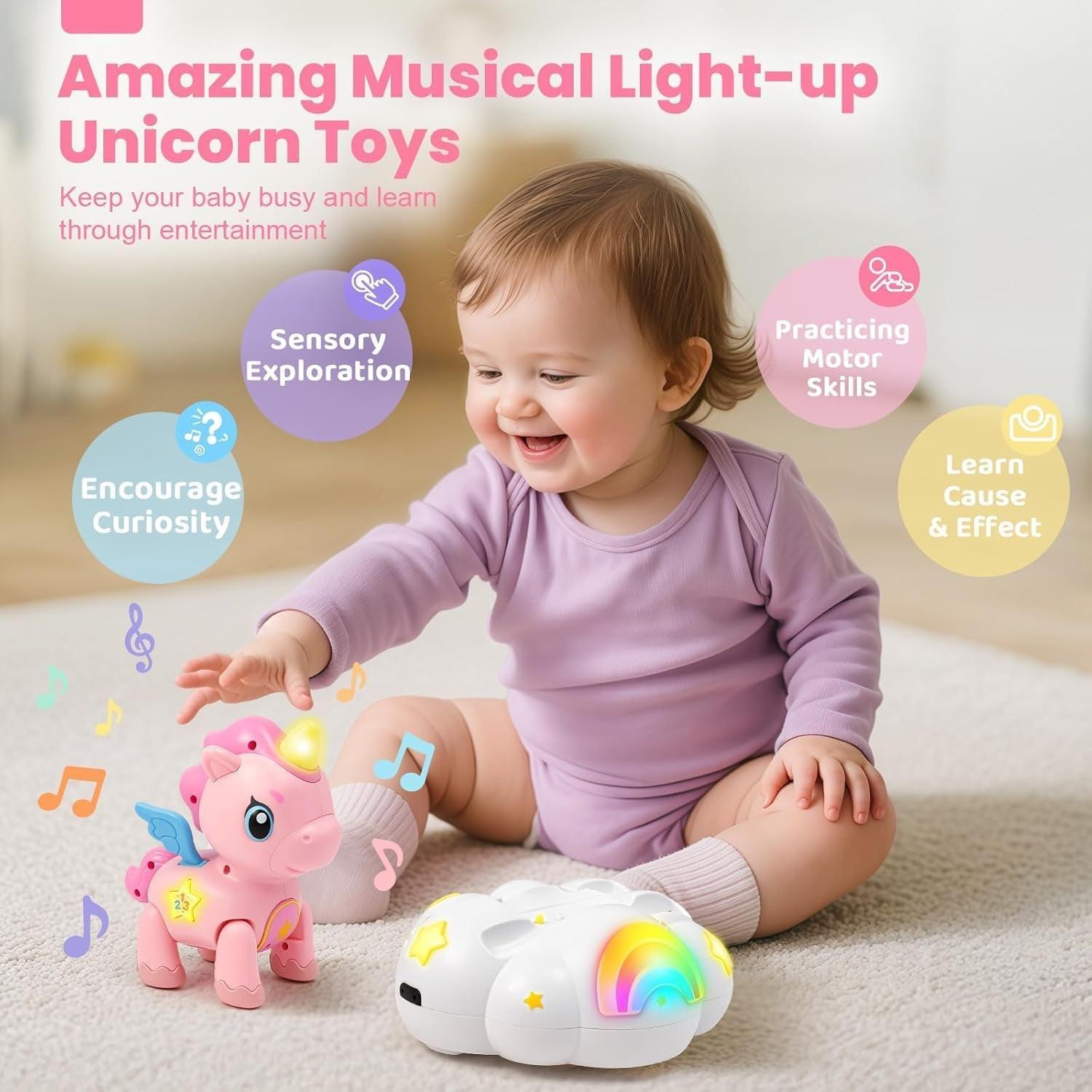 Musical Crawling Baby Toy 6-12 Months+, Sensory Learning Development Toy.