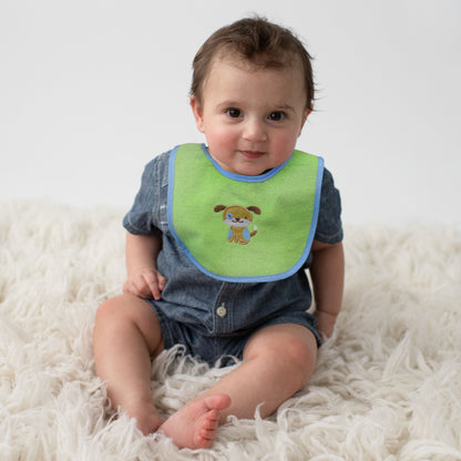 Cotton and Polyester Baby Bib, 10Pk Boys