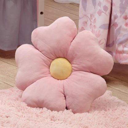 Lavender Floral Pink Decorative Pillow Plush Stuffed Toy