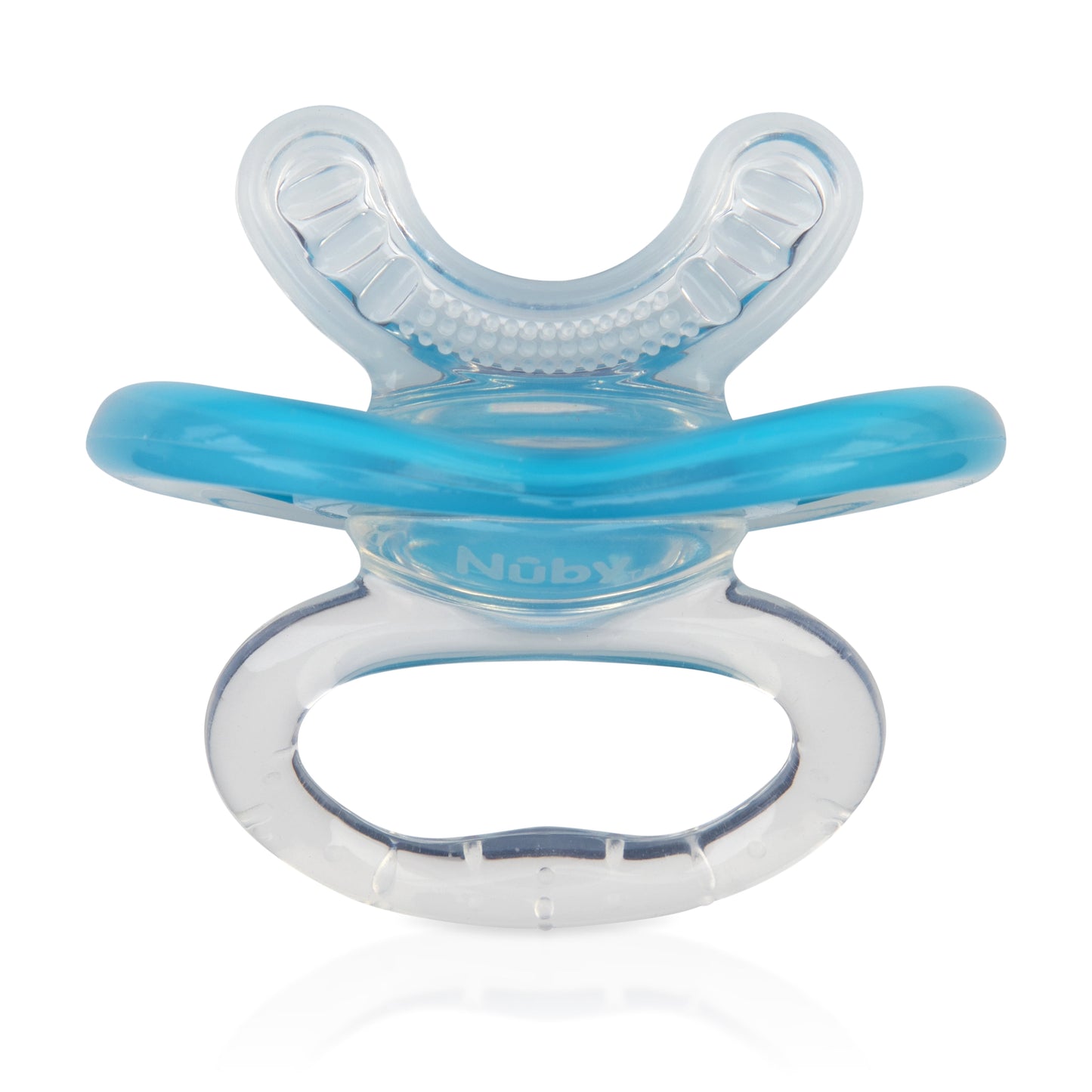 Gum-Eez Pacifier Teether Set with Cover for Infants, Blue/Green, 2 Pack