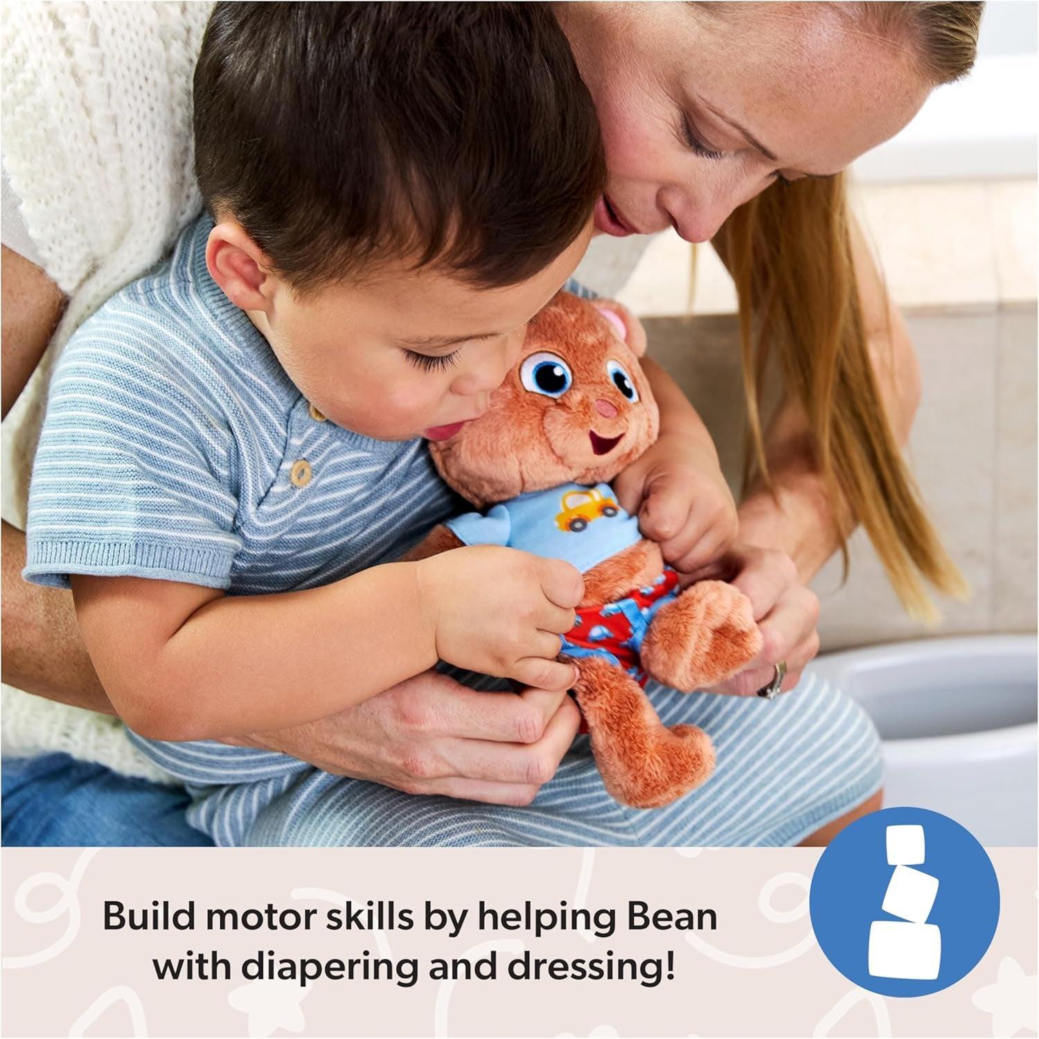 Potty Time with Bean - 11” Plush Teddy Bear.