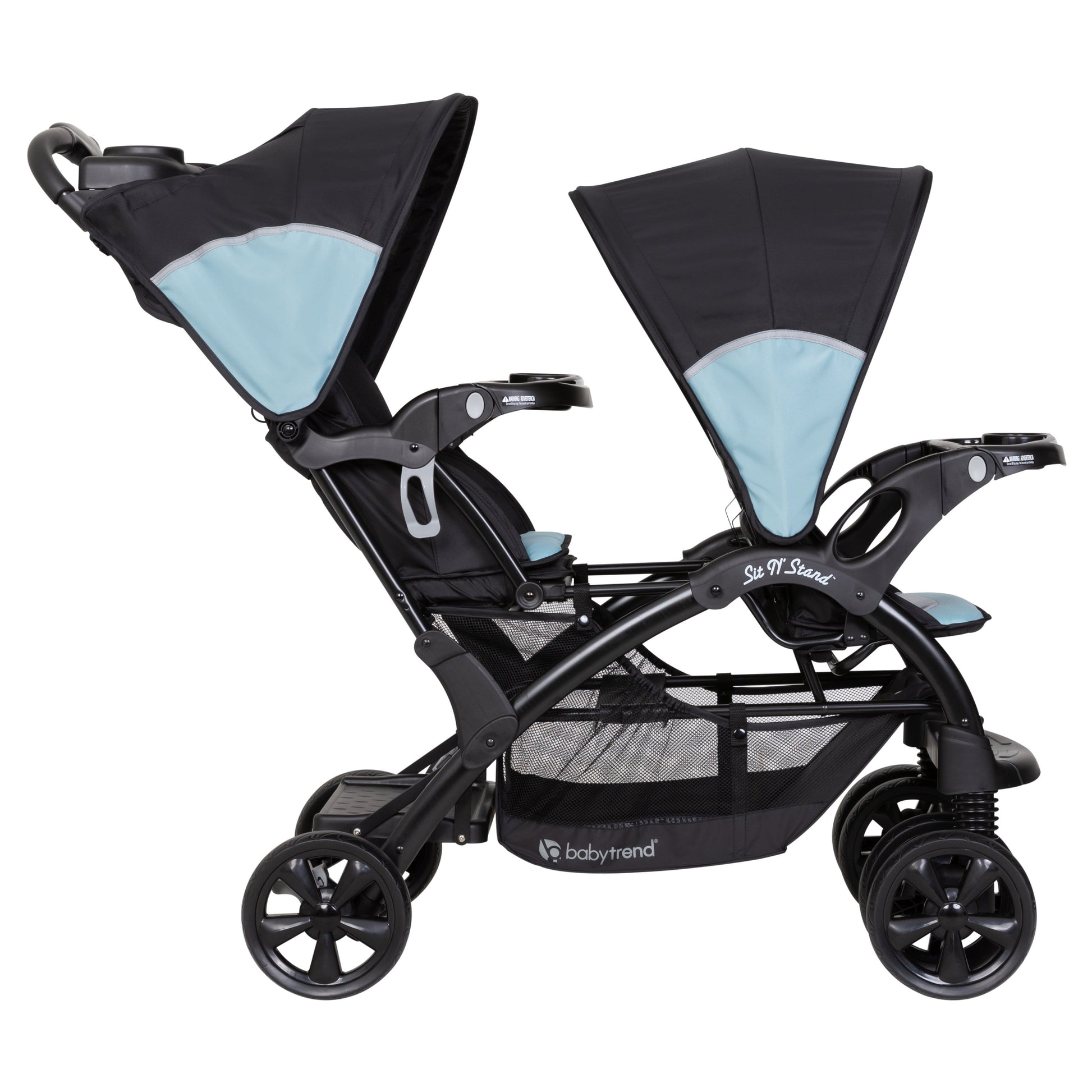 Sit N' Stand Strollers, Solid Print Desert Blue