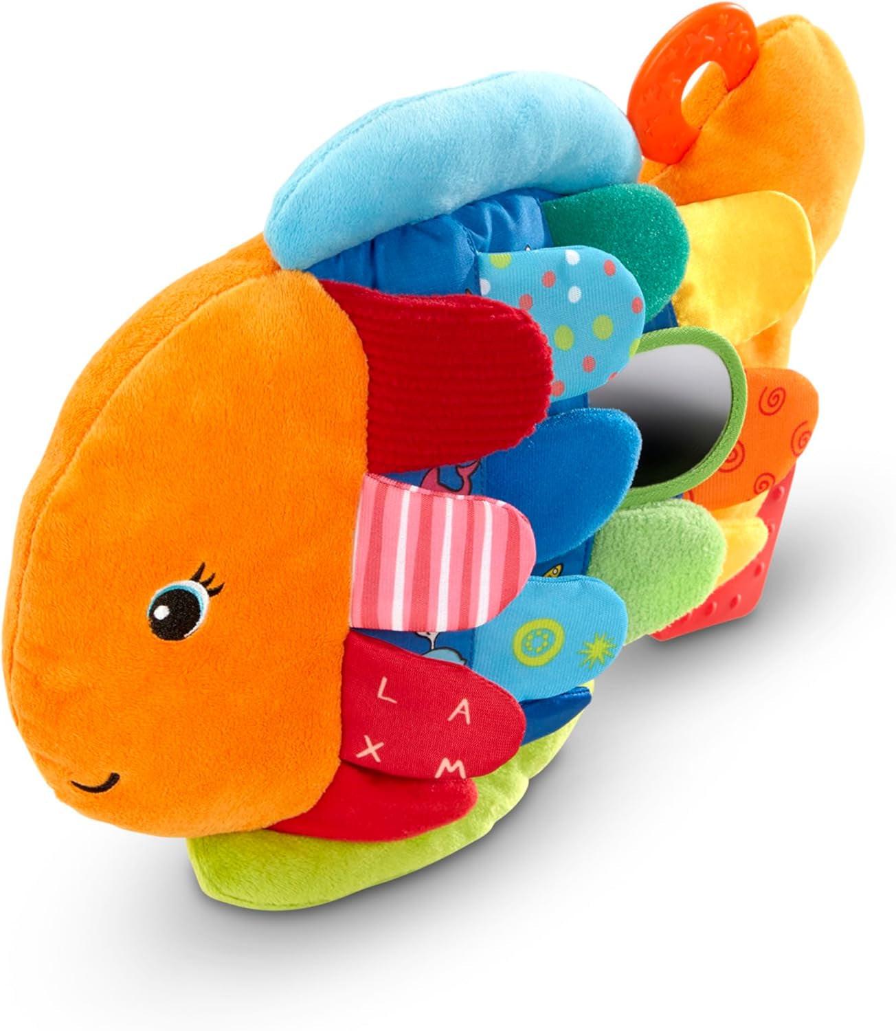 Flip Fish Stuffed Animal, Soft Baby Book.