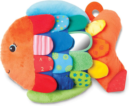 Flip Fish Stuffed Animal, Soft Baby Book.