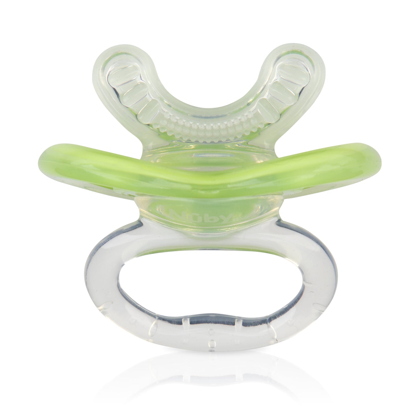 Gum-Eez Pacifier Teether Set with Cover for Infants, Blue/Green, 2 Pack