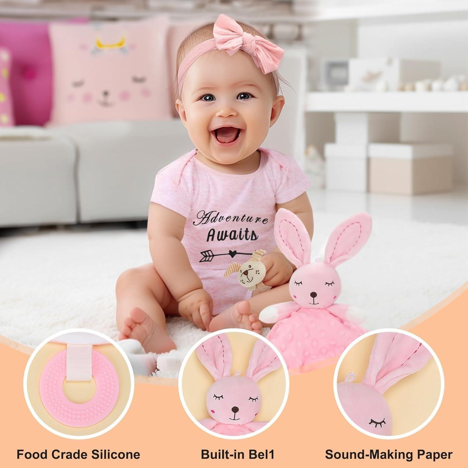 27-Piece Baby Girl/Boy Shower Gift Basket Set.