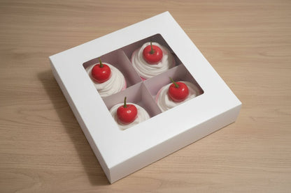 Cherry Top Baby Onesie Cupcake Gift